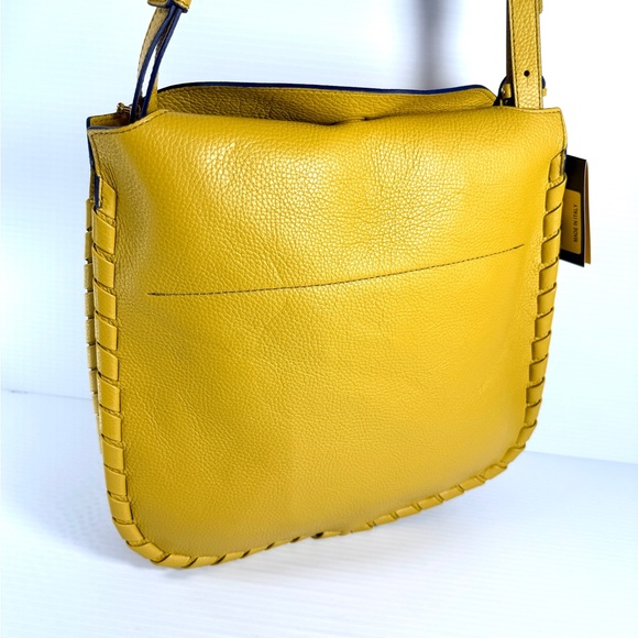 Plinio Visona Mustard Yellow Shoulder Bag - Picture 5 of 15